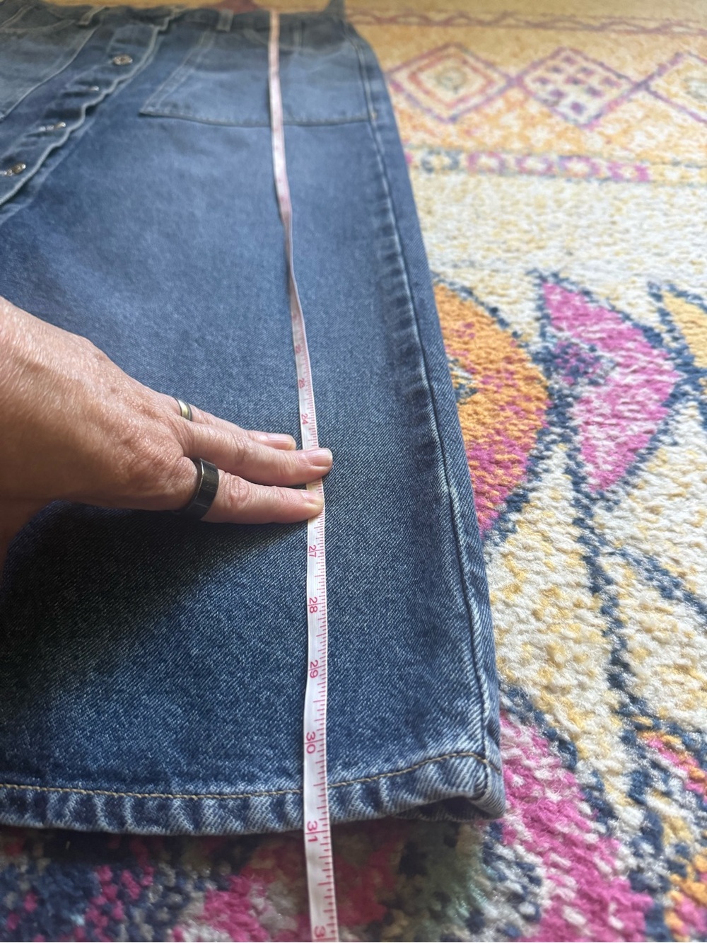 Citizens of Humanity Anouk Denim Button Down midi Skirt - Picture 11 of 13